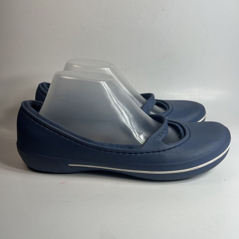 Crocs Women’s Shoes Size 10 Crocband Flats Mary Jane Slip On Shoes 11092